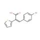 3-(4-bromophenyl)-2-thien-2-ylacrylic acid (CAS 37094-46-5) - chemical structure image