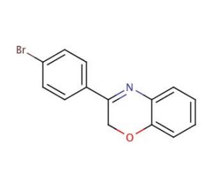 3-(4-Bromophenyl)-2H-1,4-benzoxazine (CAS 61821-71-4) - chemical structure image