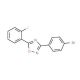 3-(4-Bromophenyl)-5-(2-fluorophenyl)-1,2,4-oxadiazole (CAS 419553-16-5) - chemical structure image
