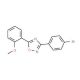 3-(4-Bromophenyl)-5-(2-methoxyphenyl)-1,2,4-oxadiazole (CAS 331989-19-6) - chemical structure image