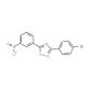 3-(4-Bromophenyl)-5-(3-nitrophenyl)-1,2,4-oxadiazole (CAS 429624-16-8) - chemical structure image