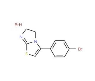 3-(4-Bromophenyl)-5,6-dihydroimidazo-[2,1-b][1,3]thiazole hydrobromide - chemical structure image