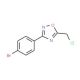 3-(4-Bromophenyl)-5-(chloromethyl)-1,2,4-oxadiazole (CAS 110704-42-2) - chemical structure image