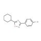 3-(4-Bromophenyl)-5-cyclohexyl-1,2,4-oxadiazole (CAS 443106-68-1) - chemical structure image