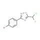 3-(4-Bromophenyl)-5-(dichloromethyl)-1,2,4-oxadiazole (CAS 1133116-19-4) - chemical structure image