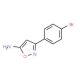 3-(4-Bromophenyl)-5-isoxazolamine (CAS 119162-53-7) - chemical structure image