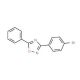3-(4-Bromophenyl)-5-phenyl-1,2,4-oxadiazole (CAS 65004-19-5) - chemical structure image