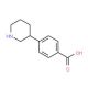 3-(4-Carboxyphenyl)piperidine (CAS 889942-43-2) - chemical structure image