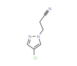 3-(4-Chloro-1H-pyrazol-1-yl)propanenitrile - chemical structure image