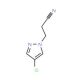 3-(4-Chloro-1H-pyrazol-1-yl)propanenitrile - chemical structure image