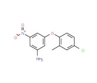 3-(4-Chloro-2-methylphenoxy)-5-nitroaniline - chemical structure image