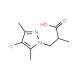 3-(4-Chloro-3,5-dimethyl-pyrazol-1-yl)-2-methyl-propionic acid - chemical structure image