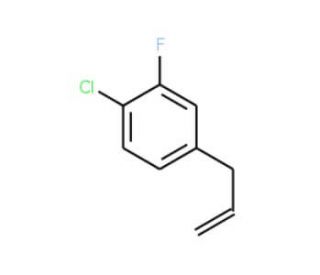 3-(4-Chloro-3-fluorophenyl)-1-propene (CAS 842124-20-3) - chemical structure image
