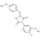 3-(4-Chloro-3-methoxy-phenyl)-2-mercapto-5-(4-methoxy-benzylidene)-3,5-dihydro-imidazol-4-one - chemical structure image