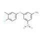 [3-(4-chloro-3-methylphenoxy)-5-nitrophenyl]amine - chemical structure image