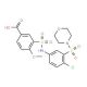 3-({[4-chloro-3-(morpholin-4-ylsulfonyl)phenyl]amino}sulfonyl)-4-methoxybenzoic acid - chemical structure image