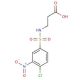 3-(4-Chloro-3-nitro-benzenesulfonylamino)-propionic acid - chemical structure image