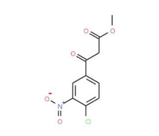 3-(4-Chloro-3-nitro-phenyl)-3-oxo-propionic acid methyl ester - chemical structure image