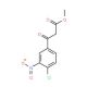 3-(4-Chloro-3-nitro-phenyl)-3-oxo-propionic acid methyl ester - chemical structure image