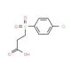 3-(4-Chloro-benzenesulfonyl)-propionic acid (CAS 90396-00-2) - chemical structure image