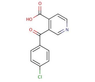 3-(4-Chloro-benzoyl)-isonicotinic acid - chemical structure image