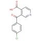 3-(4-Chloro-benzoyl)-isonicotinic acid - chemical structure image