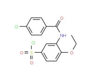 3-(4-Chloro-benzoylamino)-4-ethoxy-benzenesulfonyl chloride - chemical structure image