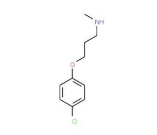 [3-(4-Chloro-phenoxy)-propyl]-methyl-amine - chemical structure image