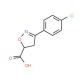 3-(4-Chloro-phenyl)-4,5-dihydro-isoxazole-5-carboxylic acid - chemical structure image