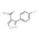 3-(4-Chloro-phenyl)-isoxazole-4-carboxylic acid - chemical structure image