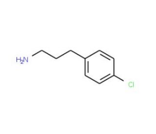 3-(4-Chloro-phenyl)-propylamine (CAS 18655-50-0) - chemical structure image