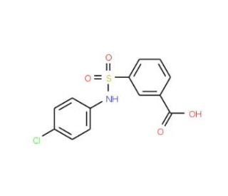 3-(4-Chloro-phenylsulfamoyl)-benzoic acid - chemical structure image
