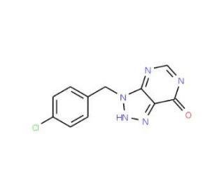 3-(4-Chlorobenzyl)-3H-[1,2,3]triazolo-[4,5-d]pyrimidin-7-ol - chemical structure image