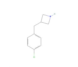 3-(4-Chlorobenzyl)azetidine (CAS 606129-49-1) - chemical structure image