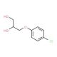 3-(4-Chlorophenoxy)-1,2-propanediol (CAS 104-29-0) - chemical structure image
