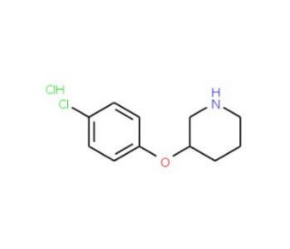 3-(4-Chlorophenoxy)piperidine hydrochloride - chemical structure image
