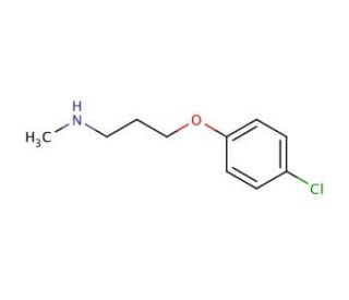 [3-(4-chlorophenoxy)propyl](methyl)amine (CAS 90945-06-5) - chemical structure image