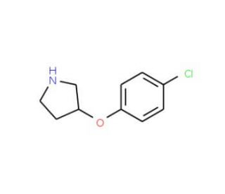 3-(4-Chlorophenoxy)pyrrolidine - chemical structure image