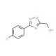 [3-(4-Chlorophenyl)-1,2,4-oxadiazol-5-yl]methanol (CAS 5372-40-7) - chemical structure image