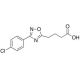 3-(4-Chlorophenyl)-1,2,4-oxadiazole-5-butanoic Acid (CAS 439108-15-3) - chemical structure image