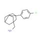 [3-(4-Chlorophenyl)-1-adamantyl]methylamine - chemical structure image