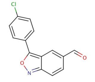 3-(4-Chlorophenyl)-2,1-benzisoxazole-5-carbaldehyde - chemical structure image