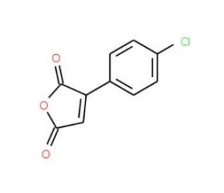 3-(4-Chlorophenyl)-2,5-furandione (CAS 3152-15-6) - chemical structure image