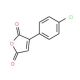 3-(4-Chlorophenyl)-2,5-furandione (CAS 3152-15-6) - chemical structure image