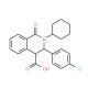 3-(4-Chlorophenyl)-2-cyclohexyl-1-oxo-1,2,3,4-tetrahydro-4-isoquinoline carboxylic acid - chemical structure image