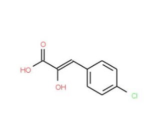 3-(4-Chlorophenyl)-2-hydroxy-acrylic acid (CAS 3617-01-4) - chemical structure image