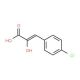 3-(4-Chlorophenyl)-2-hydroxy-acrylic acid (CAS 3617-01-4) - chemical structure image