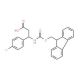 3-(4-Chlorophenyl)-3-{[(9H-fluoren-9-ylmethoxy)-carbonyl]amino}propanoic acid (CAS 194471-87-9) - chemical structure image
