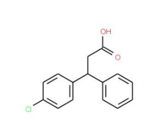 3-(4-Chlorophenyl)-3-phenylpropanoic acid - chemical structure image