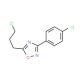 3-(4-chlorophenyl)-5-(3-chloropropyl)-1,2,4-oxadiazole (CAS 92286-43-6) - chemical structure image